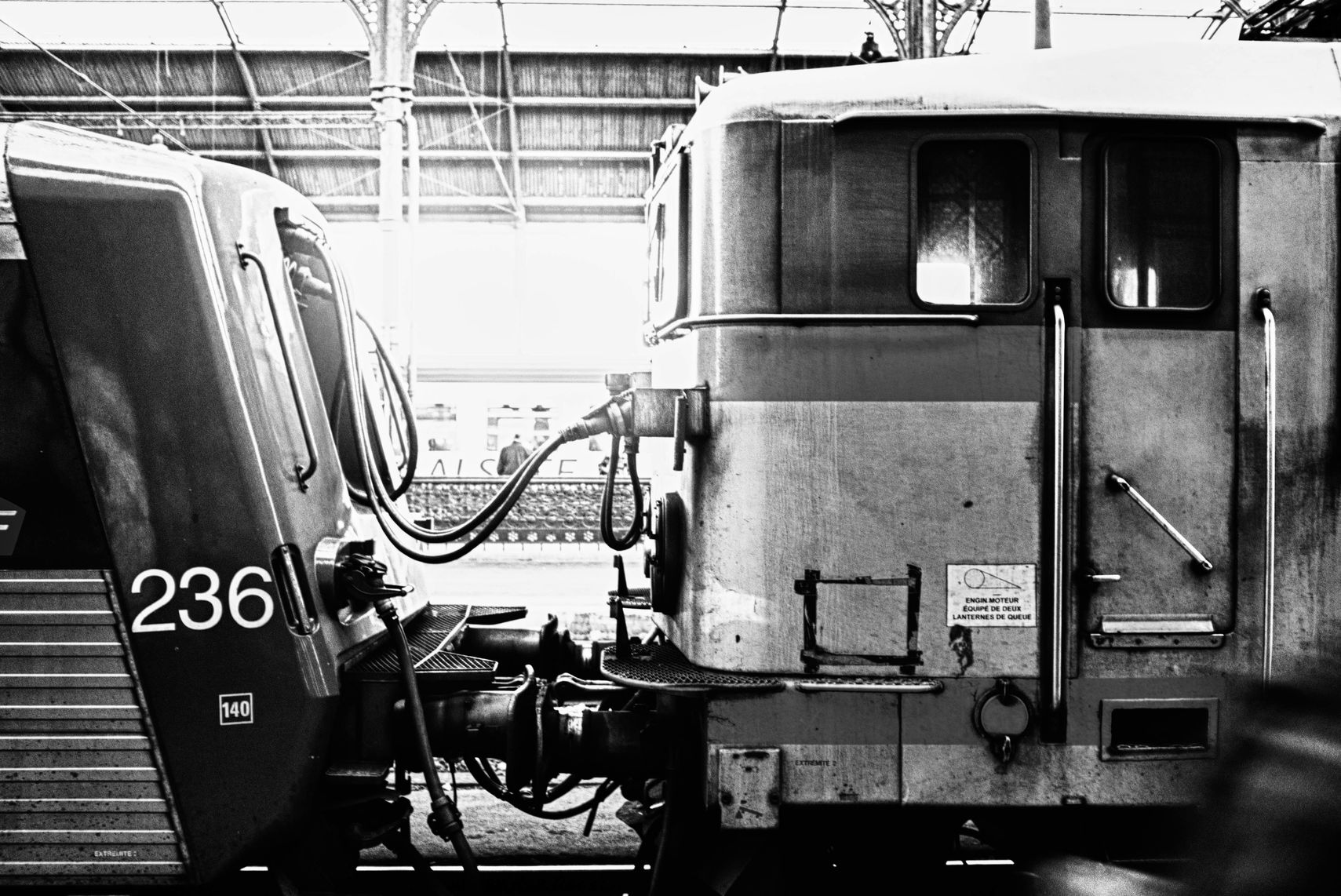 PHOTOGRAPHIER LE TRAIN, GARE DE STRASBOURG, ALSACE